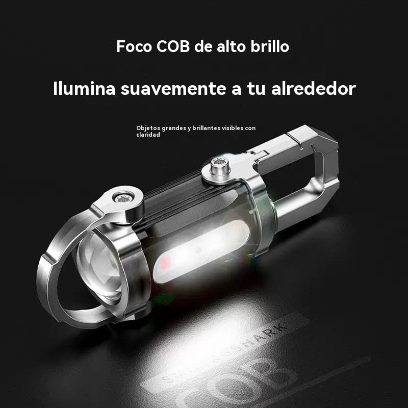 🔥【Compra 1 y llévate 1 gratis】🔥Gran oferta🔥Linterna mini para llave súper brillante e impermeable con salida de 1200 lm