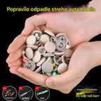 Strešno platno avtomobila odpada, popravite sponko za pritrditev žebljev (kit orodja za montažo + izvijač + brisača vključen)