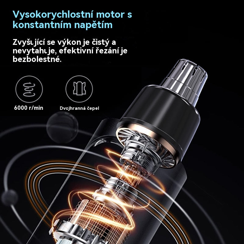 📢📢50% sleva!!! 👨Univerzální multifunkční elektrický zastřihovač chloupků v nose s digitálním displejem