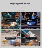 ⚡Casco de soldadura con oscurecimiento automático para seguridad ocular