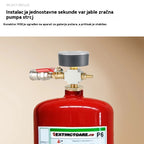 👍👍Prenamjena domaće boce za gašenje požara u plinsku bocu za velike nadmorske visine, plinsku bocu za kampiranje na otvorenom i piknik, s plinskim ventilom za ponovno punjenje.