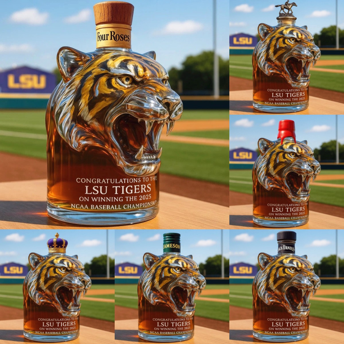 🍾30% OFF🥃Комплект бутилки за уиски със забавен дизайн (300–320 мл)｜6 креативни и уникални дизайна｜Оригинален подарък и готина декорация за бар