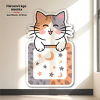 🏆【🔥Eladó】🐱Automatikusan záródó macskakaparódeszka - Kocka alakú függőleges kaparódeszka - Nincs szükség telepítésre, csak ragaszd fel és használd.