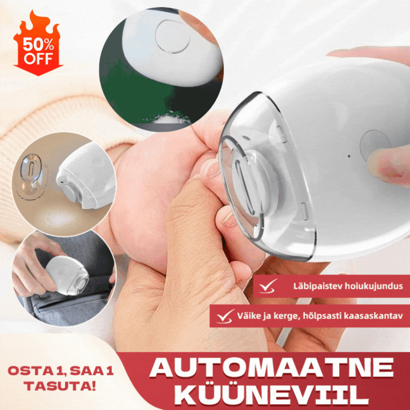 💅✨ Automatický pilník na nechty 1, bezpečná a šetrná starostlivosť o nechty 👶🔧