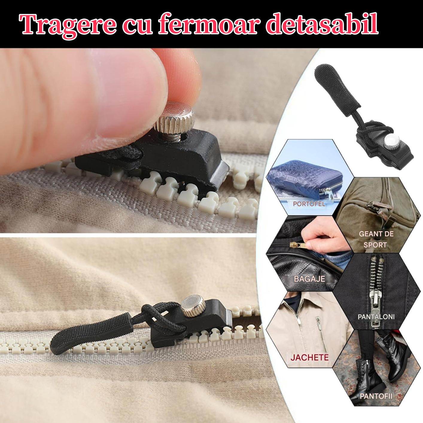 🛒【Compre 10 y obtenga 10 gratis】Herramienta universal de reparación de cremalleras
