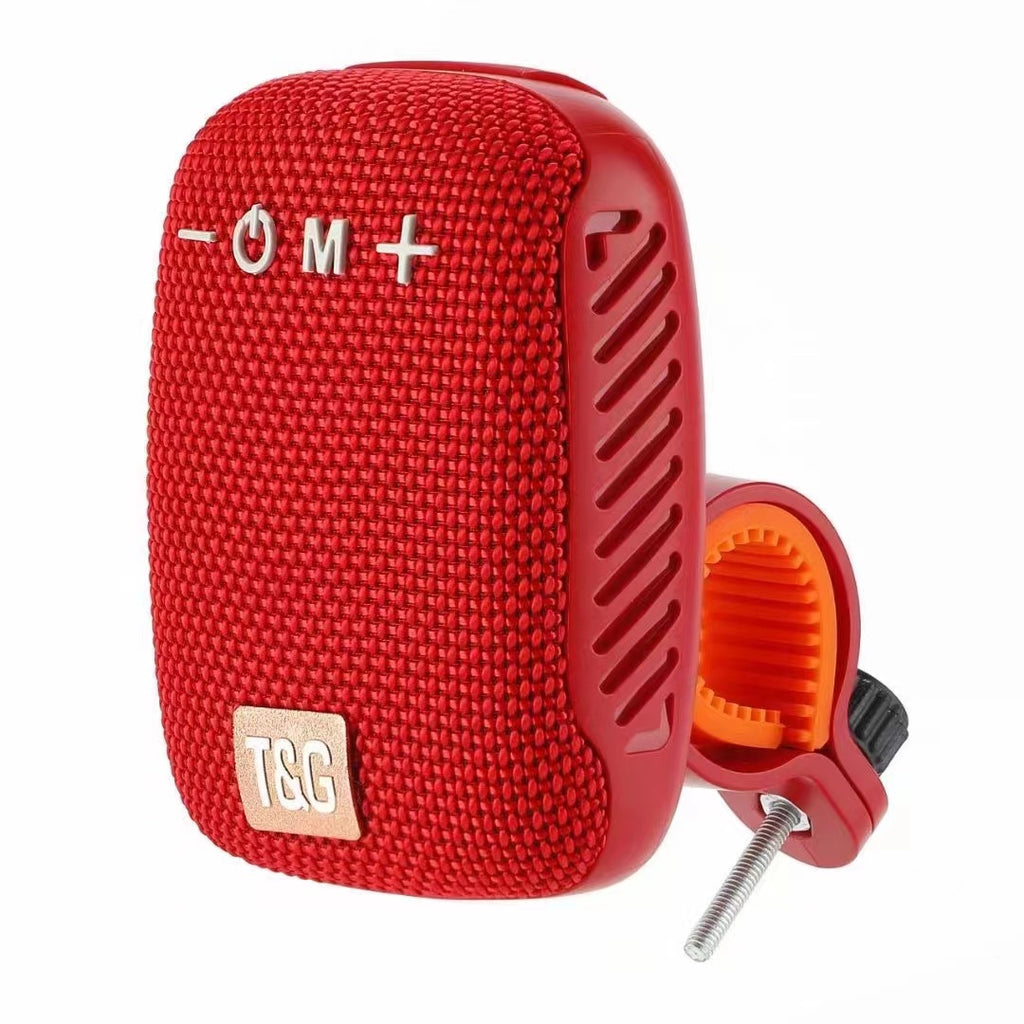🔥🎶【Akár 50% kedvezmény + Ingyenes szállítás】Hordozható Bluetooth hangszóró tartóval, kültéri kerékpározáshoz, víz- és ütésálló