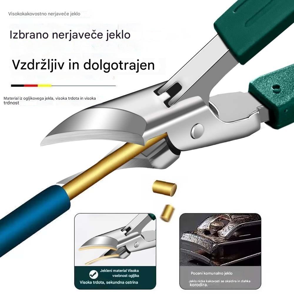 🔥Akcija omejena – Popust do 50%!🔥【Komplet 3 kosov】Protizdrsne in proti škropljenju odporne škarjice za nohte z 25° poševnim robom, varne in praktične