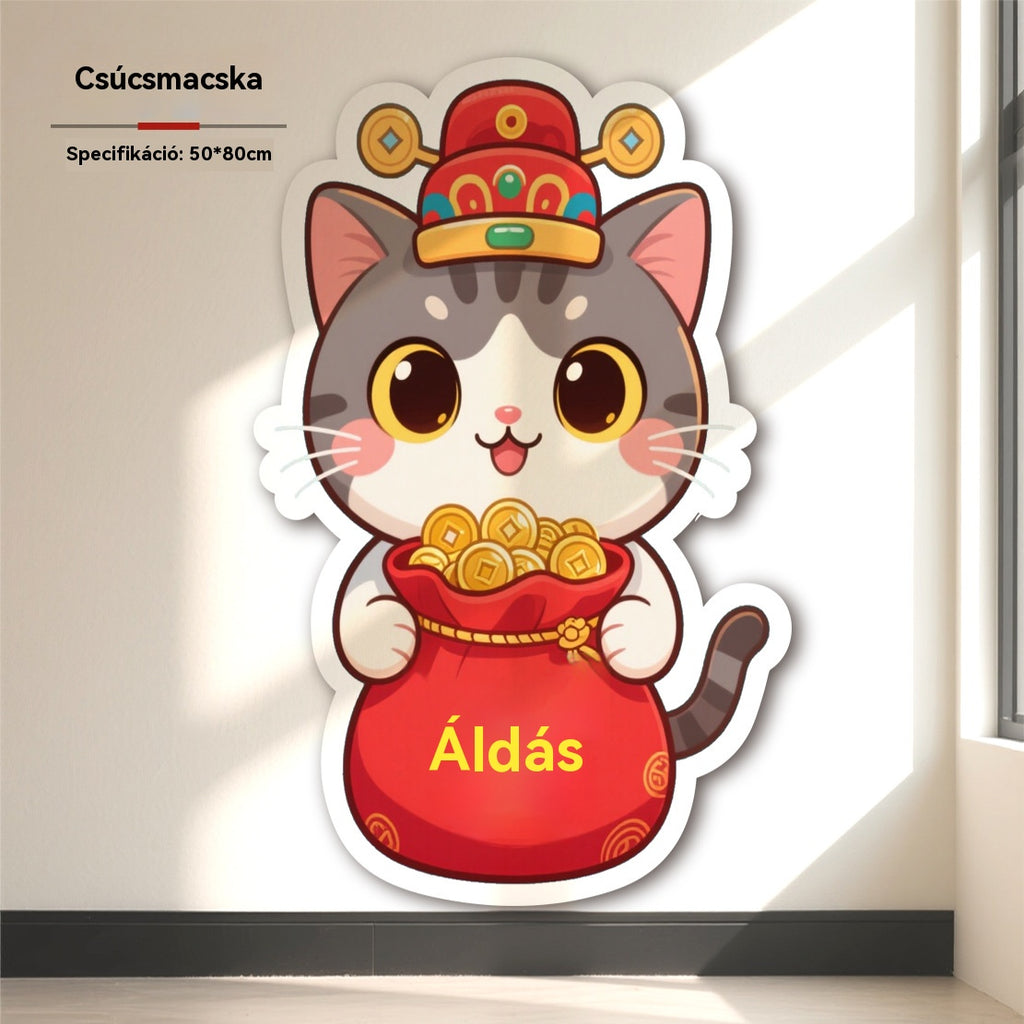 🏆【🔥Eladó】🐱Automatikusan záródó macskakaparódeszka - Kocka alakú függőleges kaparódeszka - Nincs szükség telepítésre, csak ragaszd fel és használd.