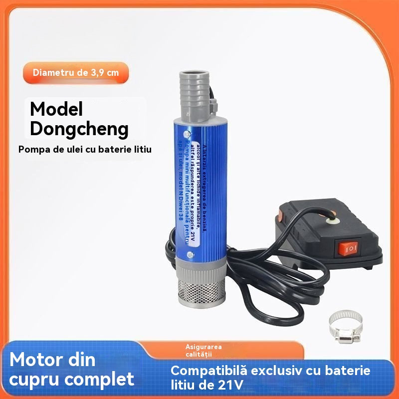 💥✅🔥Nova Denaqi uljna pumpa s litijevom baterijom, 21v, pumpa za ulje i vodu s dvostrukom namjenom, litijeva baterija