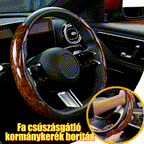 【1 sada 3 kusov】Protišmykový poťah na volant auta s drevenou textúrou