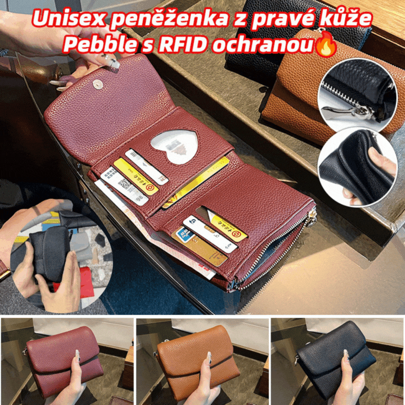 🎁Časově omezená nabídka: sleva 40%🎁 Prémiová kožená peněženka｜Kamenitá/strukturální povrchová úprava｜RFID ochrana proti krádeži｜Unisex