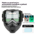 🔥【Najprodavaniji proizvod】Potpuno automatska maska za zavarivanje s promjenjivom svjetlošću i zaštitnom maskom za zavarivače