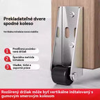 🧰✨【12 koliesok + 48 skrutiek】🚪 Podpera posuvných dverí s kolieskami – tichá, nastaviteľná a ľahko sa inštaluje 🔧