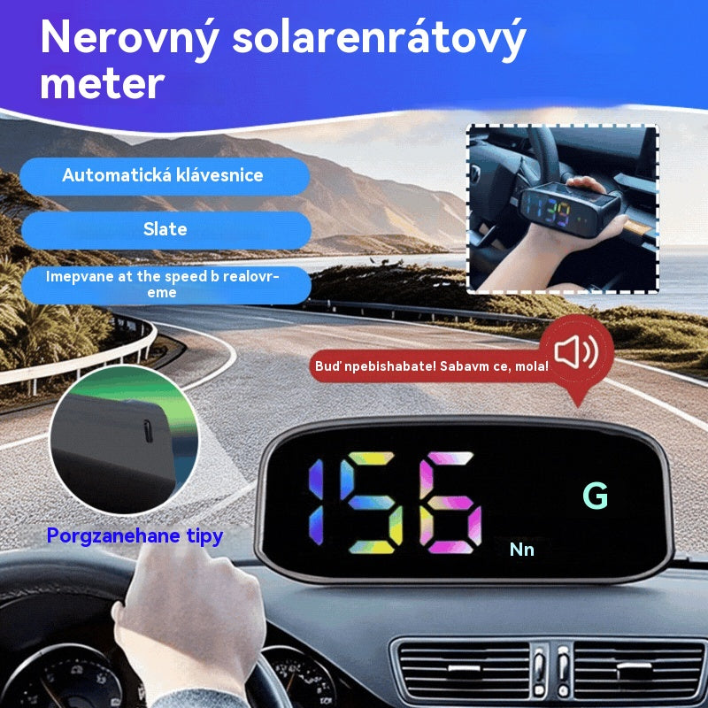 🚗Solární displej pro rychloměr auta