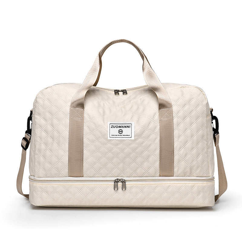 🔥【40% popusta + Besplatna dostava】Elegantna putna torba velikog kapaciteta s dizajnom za odvajanje suhog i mokrog, može se koristiti i kao torba za jogu i fitness