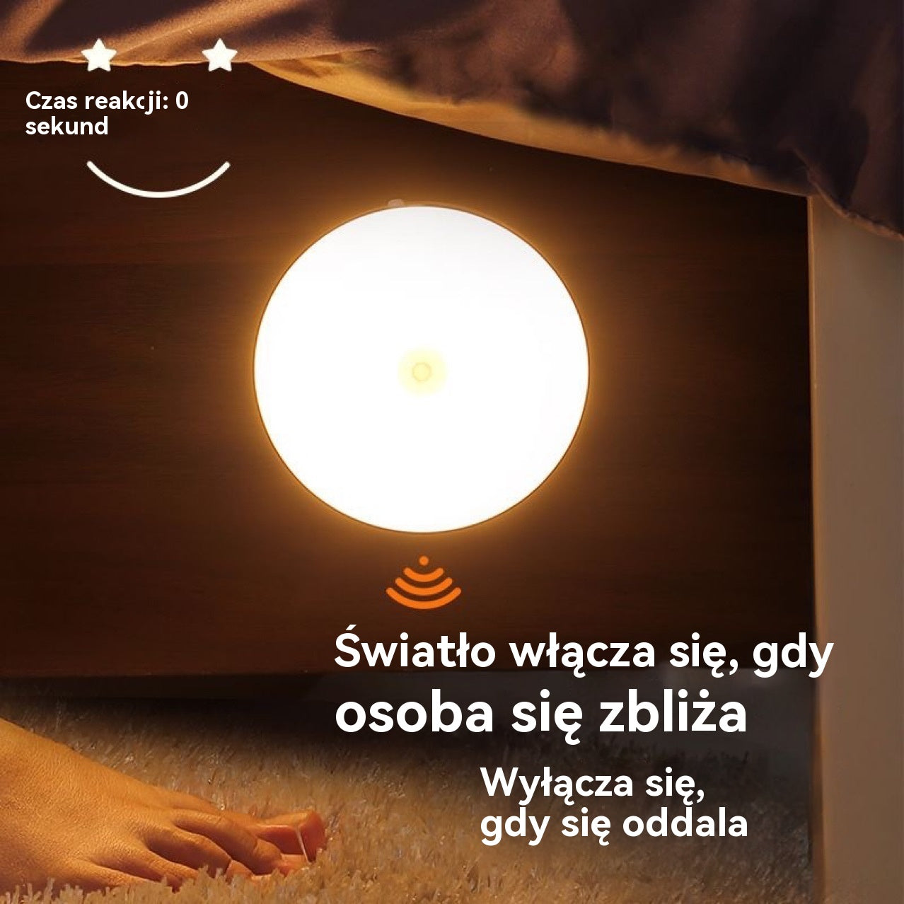 🏡💡Inteligentne światło LED wykrywające ruchy ciała człowieka, łatwe do ładowania i praktyczne
