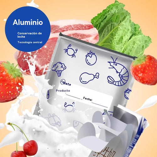 🔥🔥Un total de 30 bolsas de papel de aluminio antibacterianas, súper fáciles de usar, para conservar la frescura.