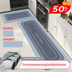 🌟【1 juego de 2 piezas：40*60+40*120cm】💥Alfombra antideslizante y absorbente🦶