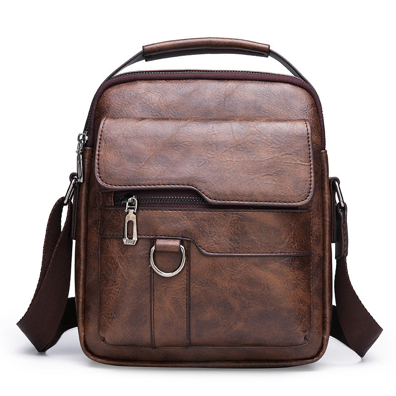 🔥【Akció – Akár 50% kedvezmény】👜 Divat, alkalmi marhabőr táska férfiaknak