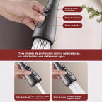 🔥Boquilla de filtro de grifo giratoria universal para cocinas, extensible y giratoria 360°, lo que hace que lavar las verduras sea muy cómodo.