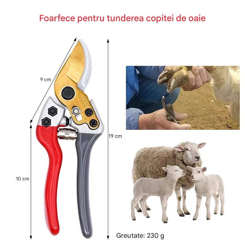 🔥 Birka-, tehén- és lópatakolló, az állkapcsok élesek és nem bántják a patákat🐏🐂🐴