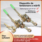 🧰Cabrestante extractor de cable de acero de 2 toneladas con 2 ganchos
