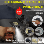 🧢🌙🔦🔥【Vroča prodaja – Popust do 50%】Pametna kapa z LED svetlobo, zunanja razsvetljava za nočni ribolov, upravljanje z gestami rok, priročno USB polnjenje, dolga življenjska doba baterije