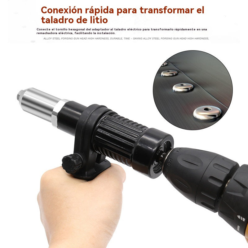 🔥Nuevo producto en oferta 🛠️ Junta de conversión de pistola de remache ciego con núcleo de pistola de remache eléctrico profesional
