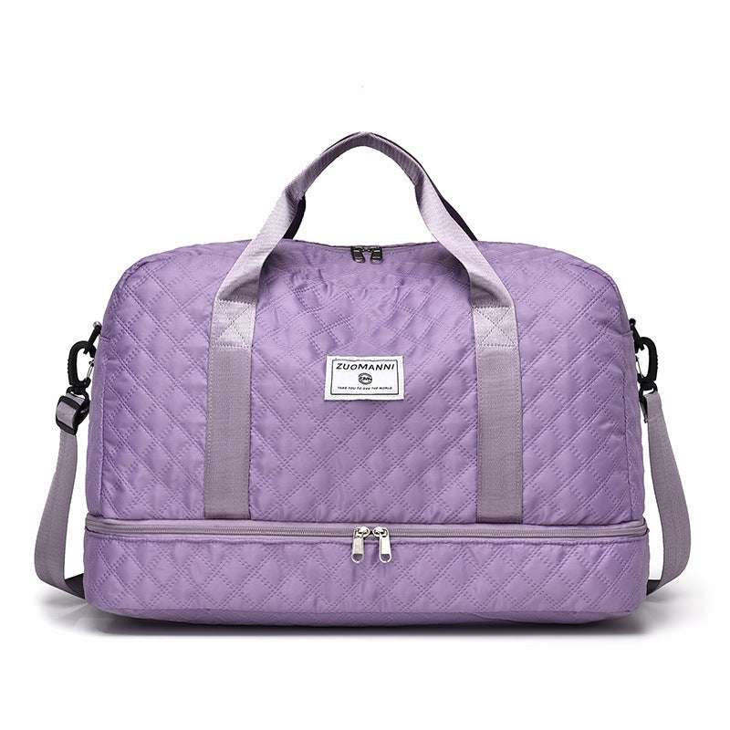 🔥【40% popusta + Besplatna dostava】Elegantna putna torba velikog kapaciteta s dizajnom za odvajanje suhog i mokrog, može se koristiti i kao torba za jogu i fitness