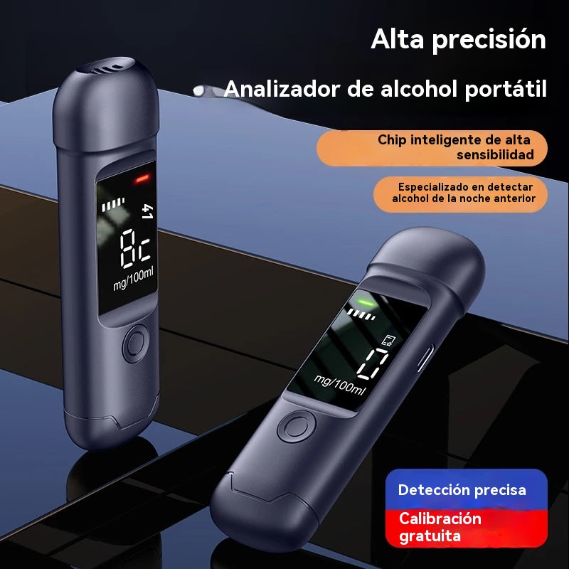 🍷 Nagy pontosságú hordozható alkoholszintmérő – Mérje meg az alkoholszintjét vezetés előtt!