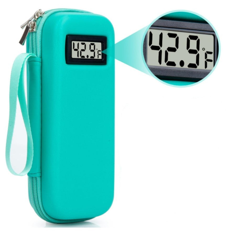 Etui-lodówka podróżna na insulinę z wyświetlaczem temperatury