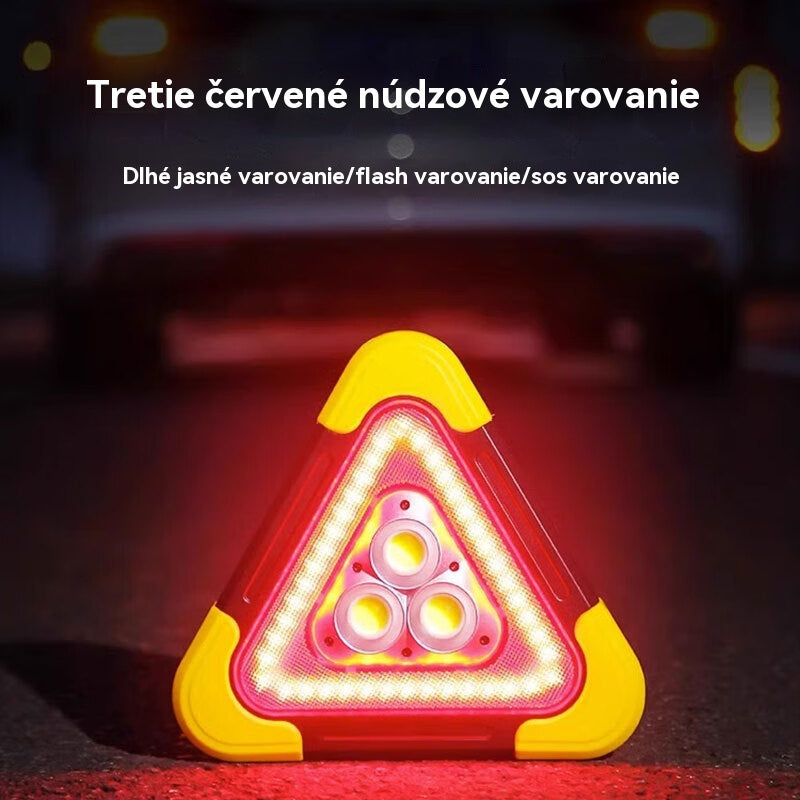 🔥Nový produkt 2026🔥Solárne núdzové trojuholníkové výstražné svetlo tri v jednom