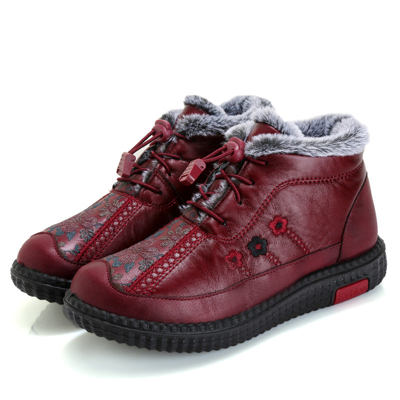 🔥Limitált ajánlat: 40% kedvezmény 🔥 Kézzel készített, valódi bőrből készült női bokacsizma, csúszásmentes és bélelt, Olaszországban gyártva