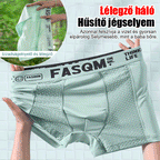 【50% kedvezmény korlátozott ideig】【6 db】Férfi jégselyem lélegző hálós boxeralsó