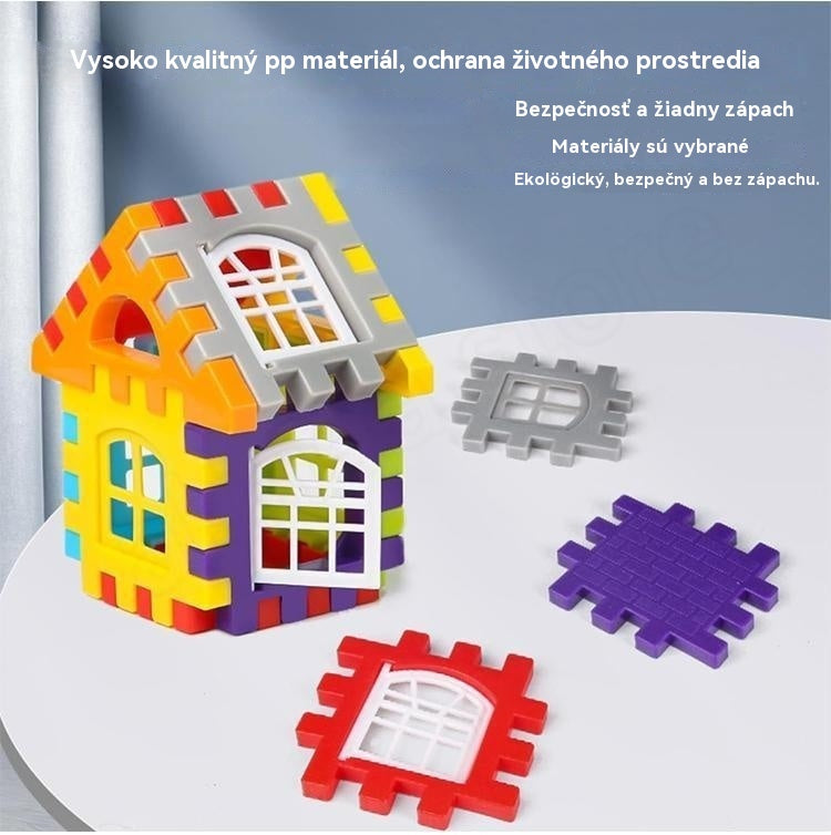🎁🧩🧩【70kusov】 Vzdelávacie hračky zo stavebníc