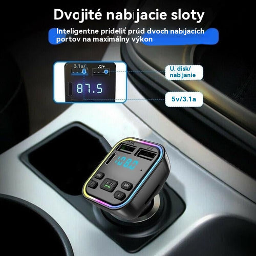 🔥Καυτές προσφορές – MP3 player αυτοκινήτου με πολύχρωμα φώτα και Bluetooth.
