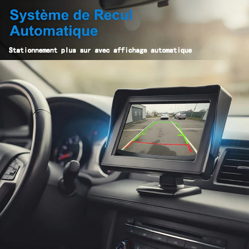 🔥Univerzální zadní monitor s vysokým rozlišením pro automobily, 4,3/7 palcový 12V univerzální zadní monitor s vysokým rozlišením.