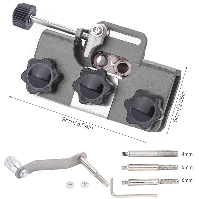 🧰 Amoladora de cadena de motosierra, amoladora de rotación manual de cadena de motosierra