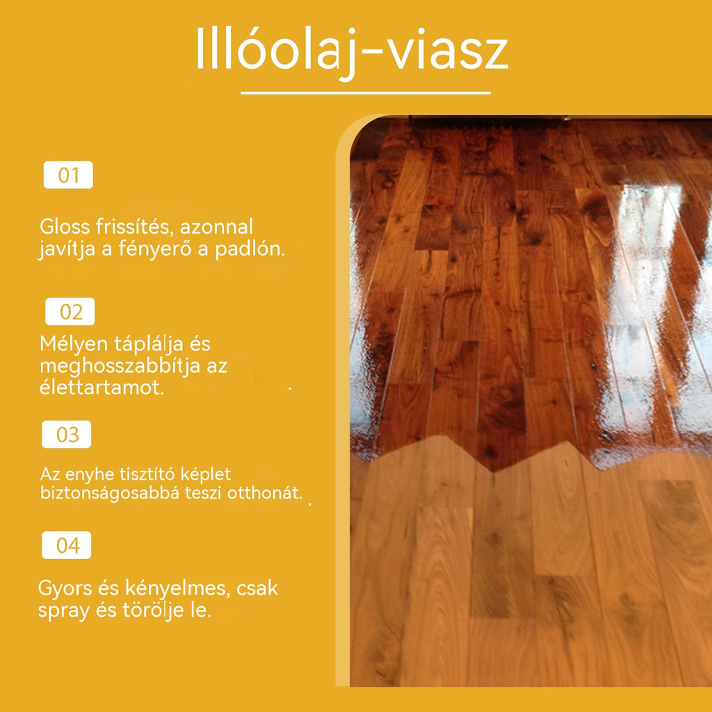 【Vásároljon 1-et, kapjon 1-t ingyen】120 ml-es fa polírozó spray (szivaccsal és kendővel) bútorok ápolására, repedések megelőzésére és a festék védelmére.