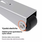 🧰✨【12 koliesok + 48 skrutiek】🚪 Podpera posuvných dverí s kolieskami – tichá, nastaviteľná a ľahko sa inštaluje 🔧