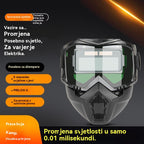 🔥【Najprodavaniji proizvod】Potpuno automatska maska za zavarivanje s promjenjivom svjetlošću i zaštitnom maskom za zavarivače