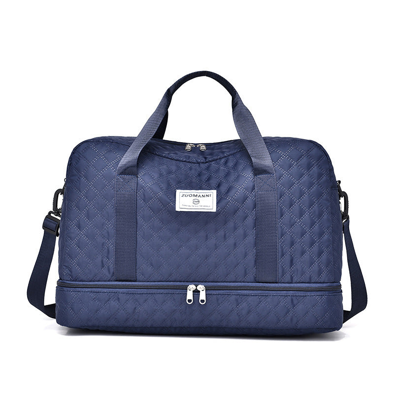 🔥【40% popusta + Besplatna dostava】Elegantna putna torba velikog kapaciteta s dizajnom za odvajanje suhog i mokrog, može se koristiti i kao torba za jogu i fitness