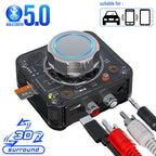 Bluetooth 5.0 приемник RCA стар стил стерео към 3,5 MM безжичен Bluetooth аудио plug-in TF карта приемник
