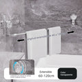🚿✨ Barra de toalla con ventosa ajustable: no requiere perforar, no daña y tiene un agarre cómodo.