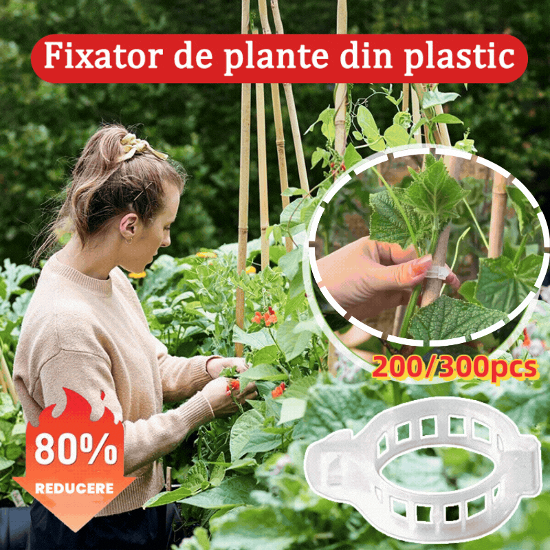 🍅🍅【200 τεμ.】🌱Κλιπ στερέωσης για την ανάπτυξη φυτών