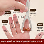 🌿【Kupte jeden, druhý dostanete zdarma】Masážní pomůcka na prsty z masivního dřeva: Válečky z přírodního dřeva pomáhají odblokovat meridiány kloubů a zmírnit únavu rukou. 🌿