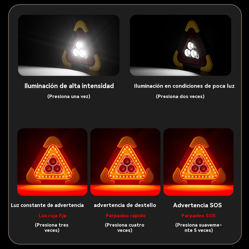 🔥Limitált ajánlat – Akár 50% kedvezmény🔥🚗 Napelemes LED autós vészjelző lámpa – Többfunkciós figyelmeztető fény