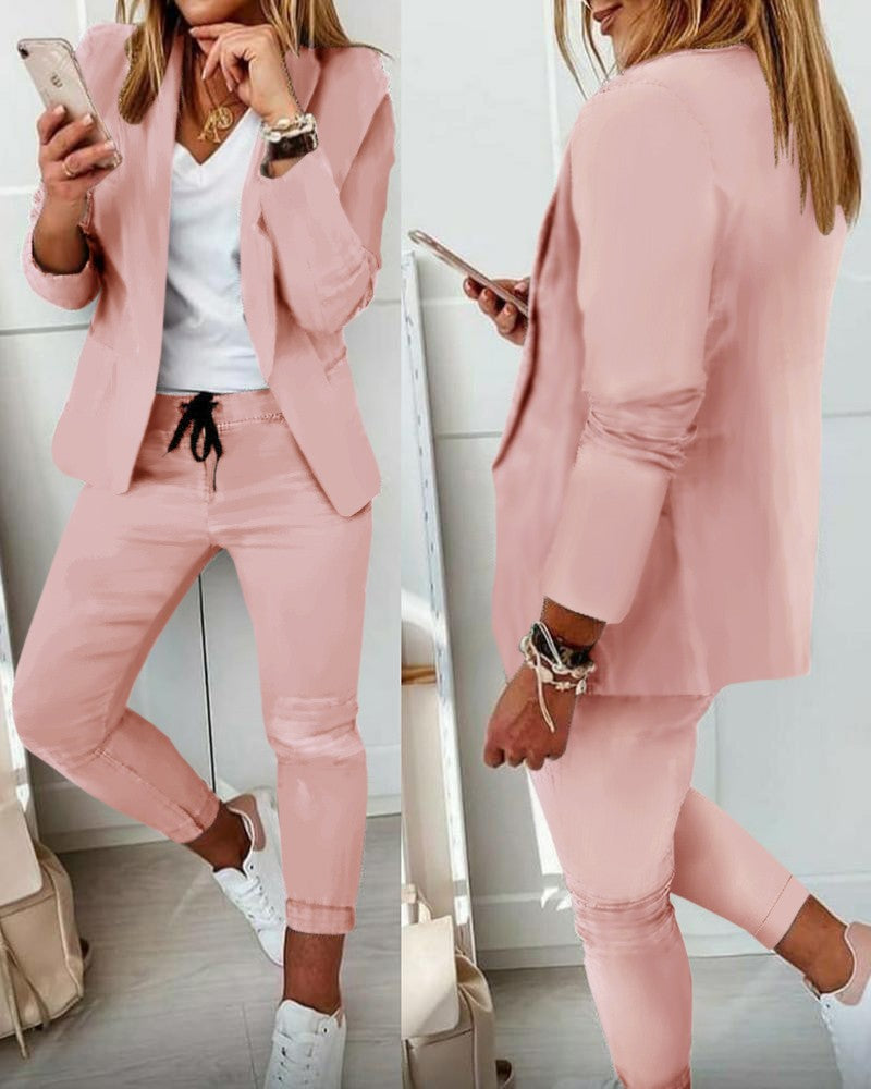 【Korlátozott ideig 50% kedvezmény】【S-3XL】Alkalmi divatos öltöny női öltöny