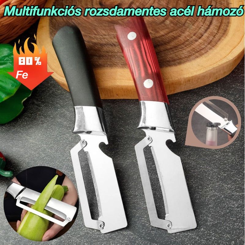 【Vásárolj 1-et, kapsz 1-et ingyen】Multifunkciós rozsdamentes acél hámozó