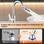 🔥💦【Compra uno y llévate otro gratis】Aireador de filtro universal con interfaz de acero inoxidable
